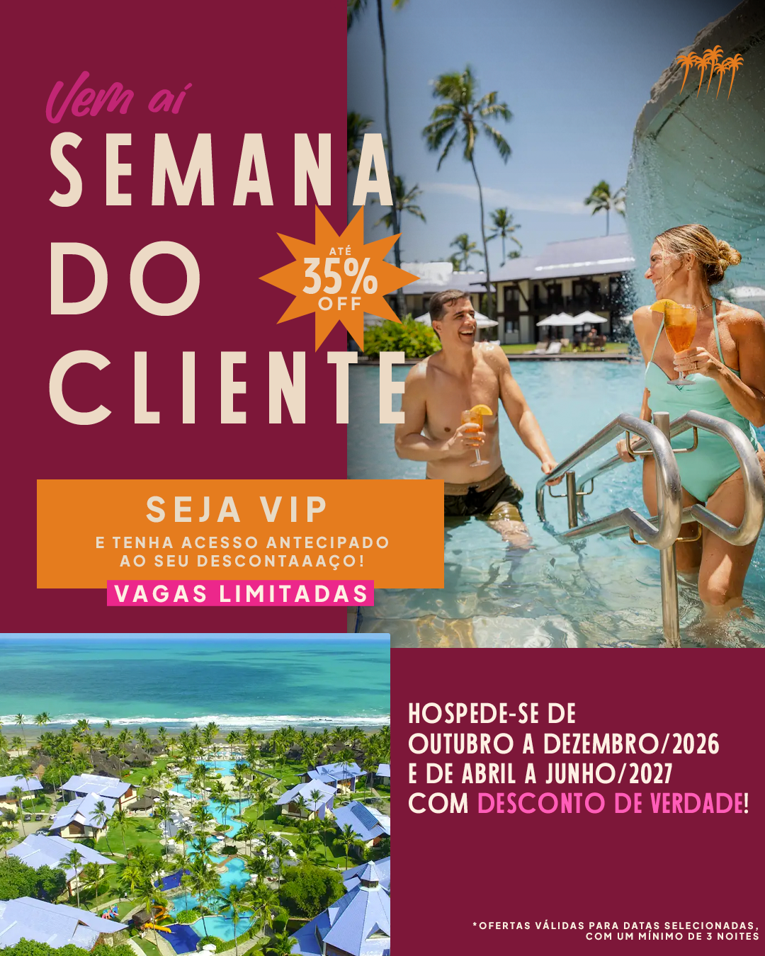 Semana do Cliente Summerville — Clique para se cadastrar e garantir acesso antecipado.