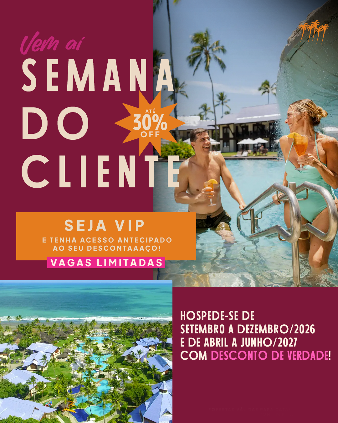 Semana do Cliente Summerville — Clique para se cadastrar e garantir acesso antecipado.